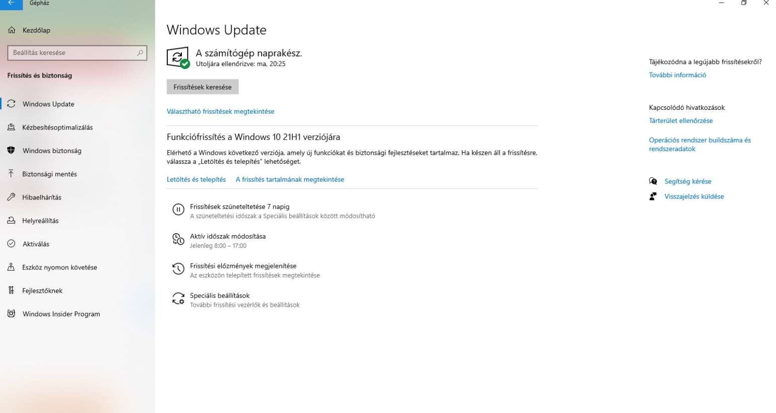 Már letölthető a Windows 10 21H1 funkciófrissítése