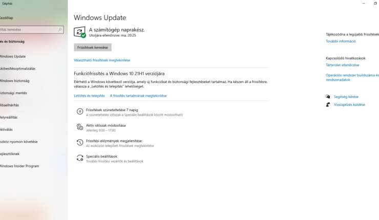 Már letölthető a Windows 10 21H1 funkciófrissítése